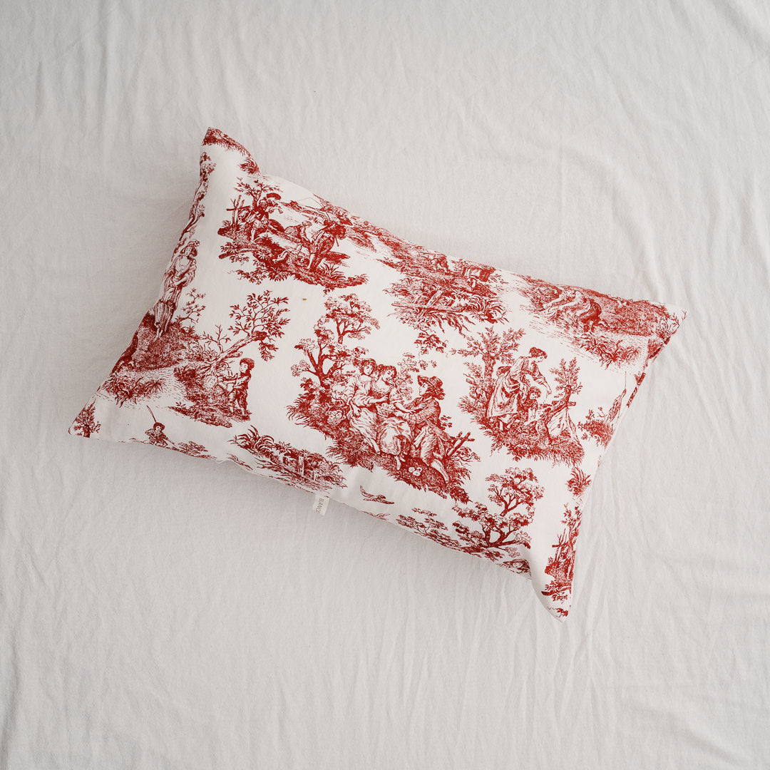 Cojín rojo provincial