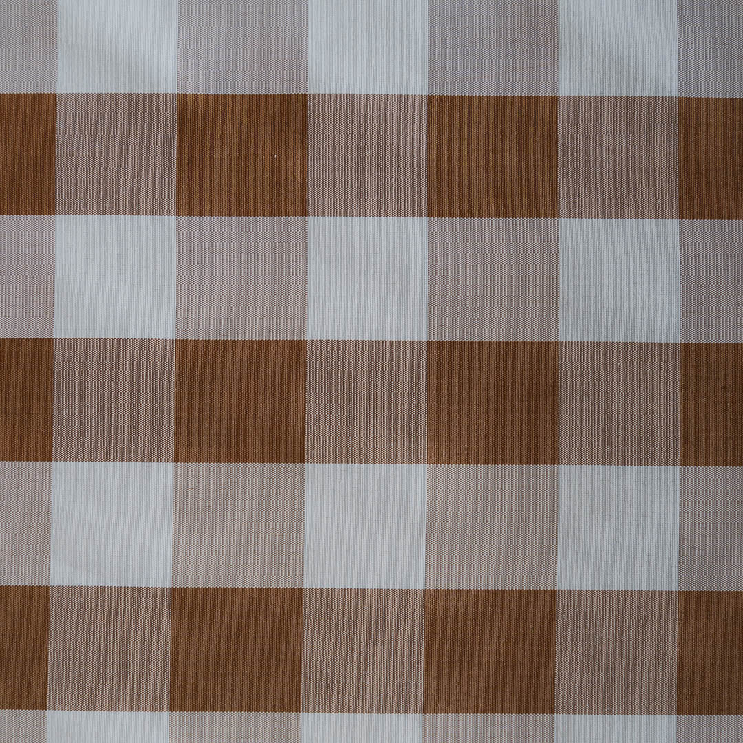 Mantel de cuadros para exterior