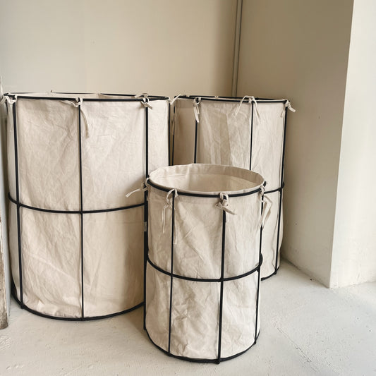 Canasto en Hierro y Lona