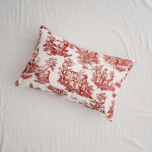 Cojín rojo provincial