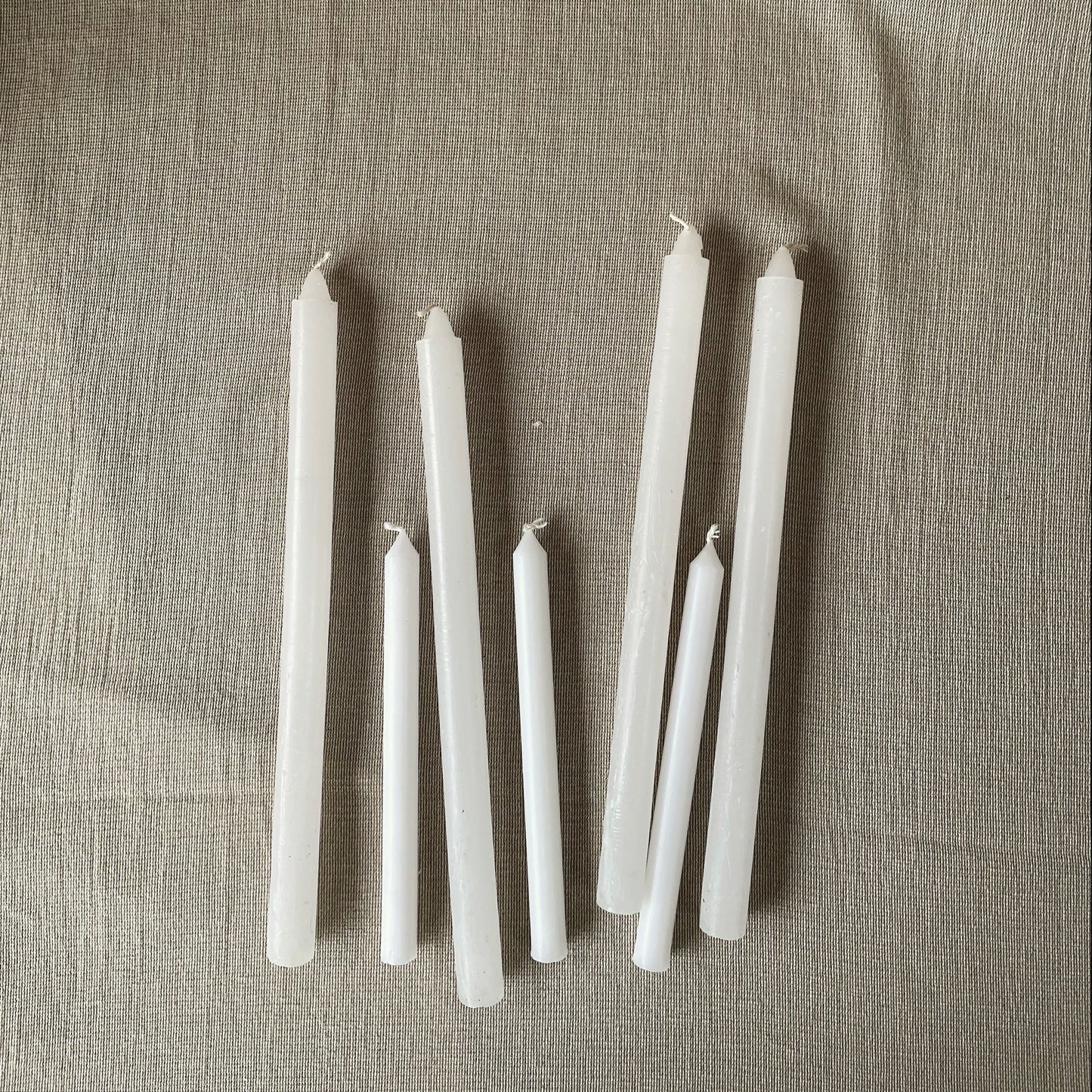 Set velas calma blanco 30 cm (x4)