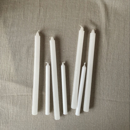 Set velas calma blanco 30 cm (x4)