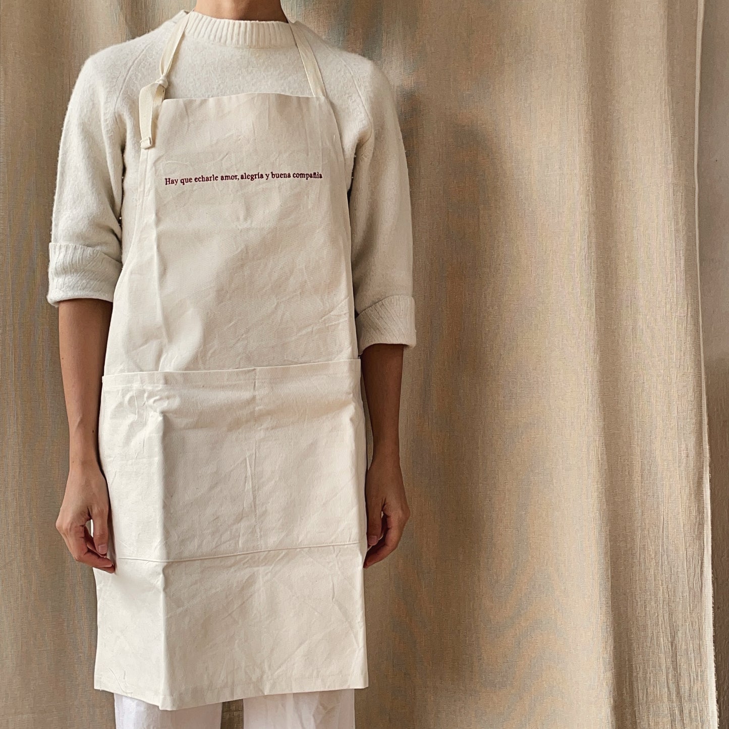 Delantal Bordado Navidad