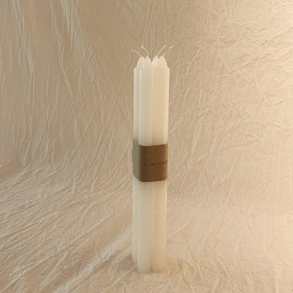 Set velas calma blanco 30 cm (x4)