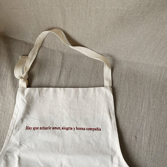 Delantal Bordado Navidad